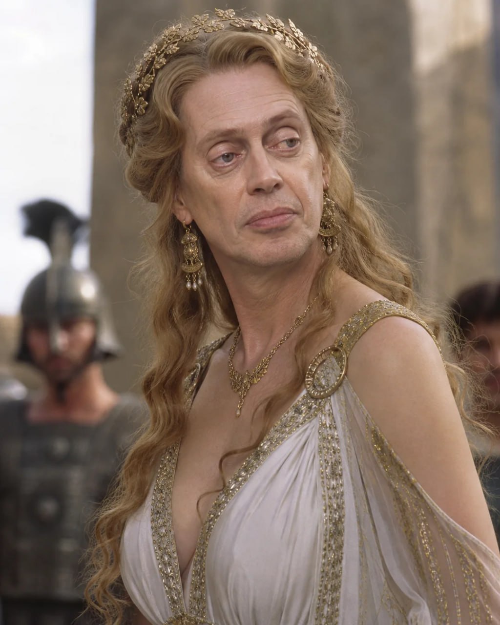 Steve Buscemi como Helena de Troya, según una IA