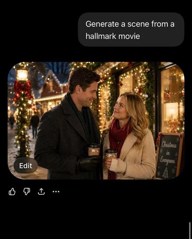 ChatGPT genera películas de Hallmark tan absurdas que parecen obra maestra