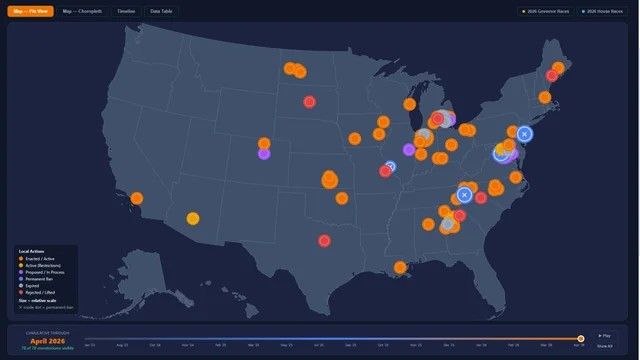 Las prohibiciones de centros de datos de IA se multiplican rápidamente en Estados Unidos
