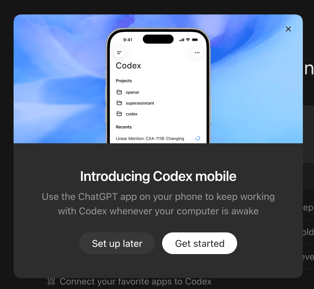 OpenAI lanza Codex en preview dentro de la app móvil de ChatGPT