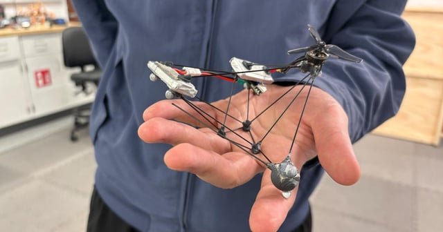 Ingenieros de Northwestern crean un dron que casi desaparece ante los ojos aprovechando peculiaridades de la visión humana