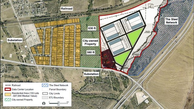 Un granjero dona un terreno para un parque y la ciudad lo vende para construir un centro de datos