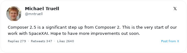 Cursor lanza Composer 2.5: su modelo de codificación más inteligente y fiable