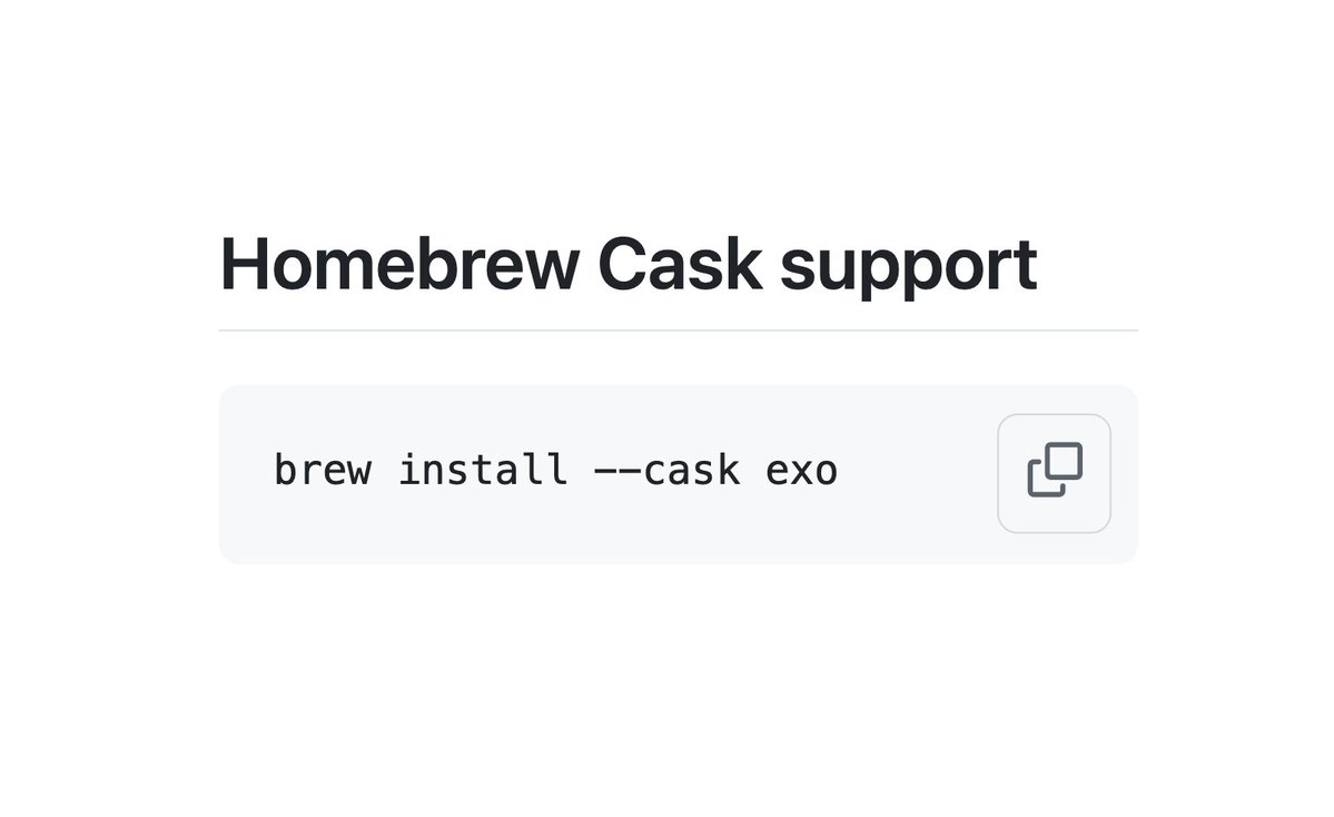 Exo Labs se integra con Homebrew: instalación simplificada en macOS con un comando