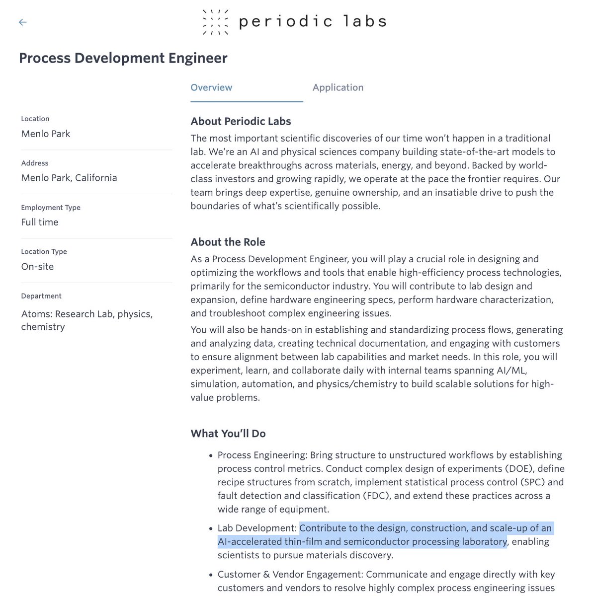 Una oferta laboral filtra los planes de Periodic Labs para un laboratorio de semiconductores impulsado por IA