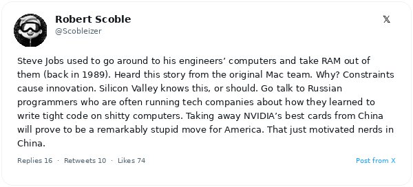 Robert Scoble y Daniel Jeffries: las sanciones de chips de EE.UU. a China fueron un tiro por la culata