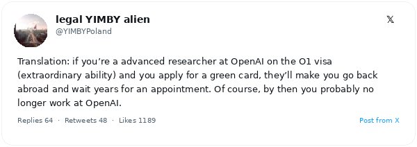 Trump obliga a investigadores de OpenAI a abandonar EE.UU. para conseguir la residencia permanente
