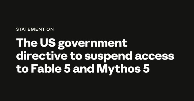Anthropic cumple la orden del gobierno de EE.UU. y suspende el acceso a Fable 5 y Mythos 5 por riesgos de jailbreak