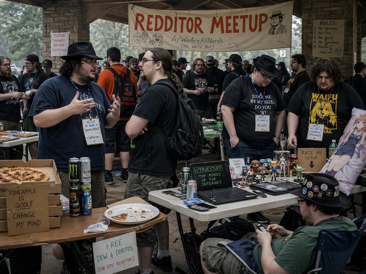 ChatGPT genera el meetup perfecto de redditors promedio y el resultado es brutalmente honesto