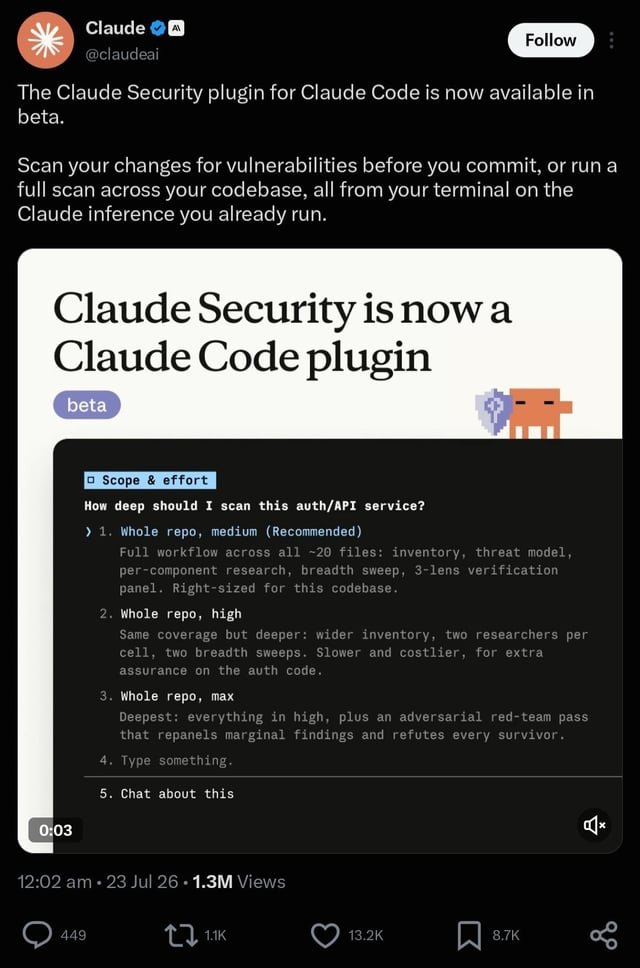 Claude Code incorpora escaneo de seguridad nativo en bases de código