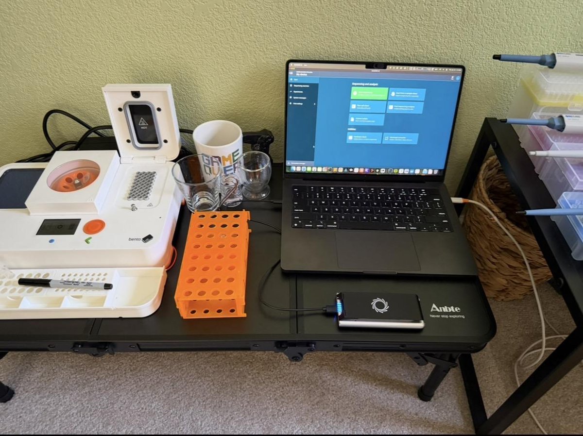 Claude ayuda a construir un laboratorio casero y secuenciar un genoma completo sin experiencia previa