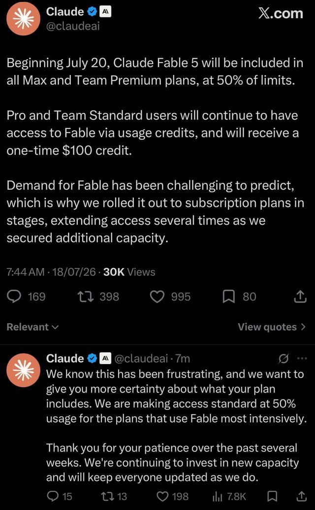 Crédito de $100 para usuarios Pro de Fable desata debate en la comunidad de IA