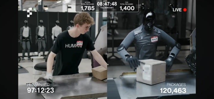 Figure AI retransmite en directo un duelo entre humano y máquina