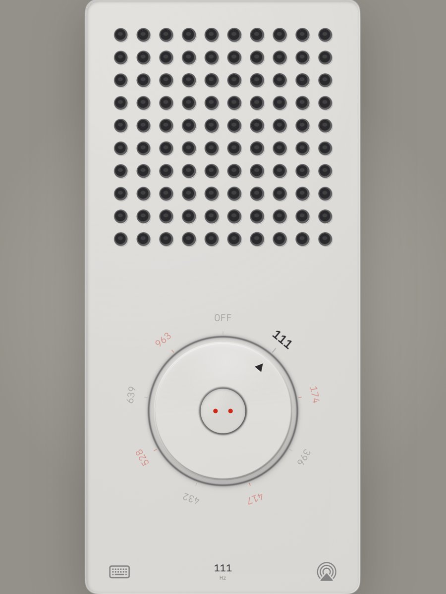 No pude encontrar una app simple de tono 432 Hz sin anuncios ni compras integradas, así que la construí yo mismo