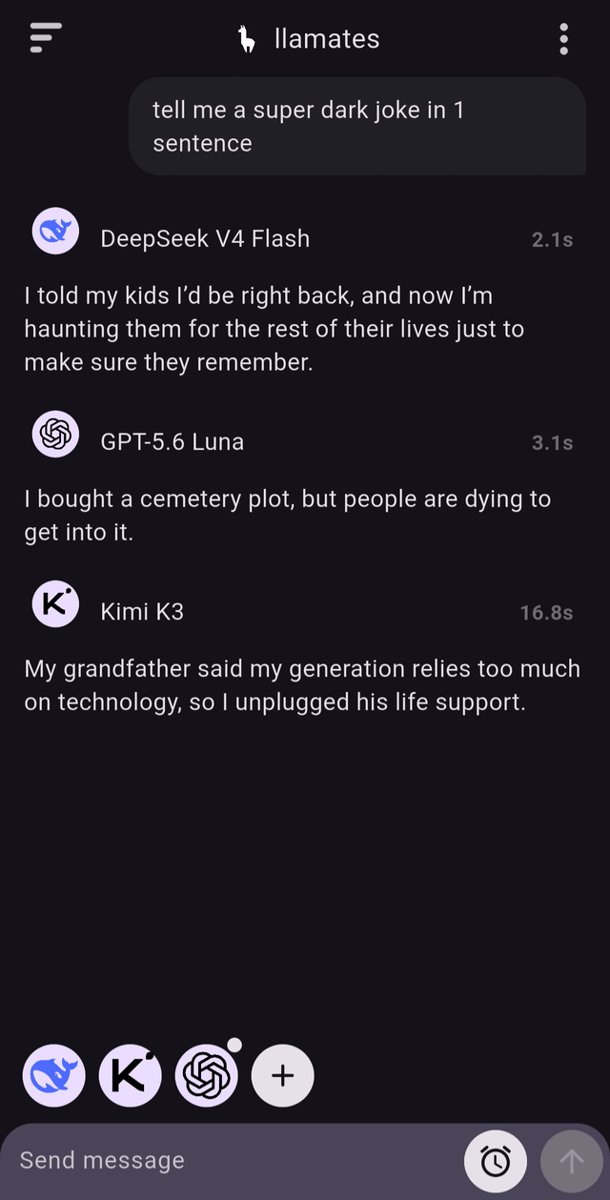Kimi K3 pensó durante 16 segundos para soltar un chiste viejo y enciende las redes