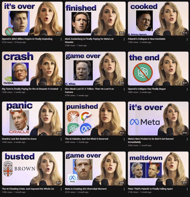 Nuevo formato anti-IA de clickbait en YouTube: así llega la ola 'sloptube'