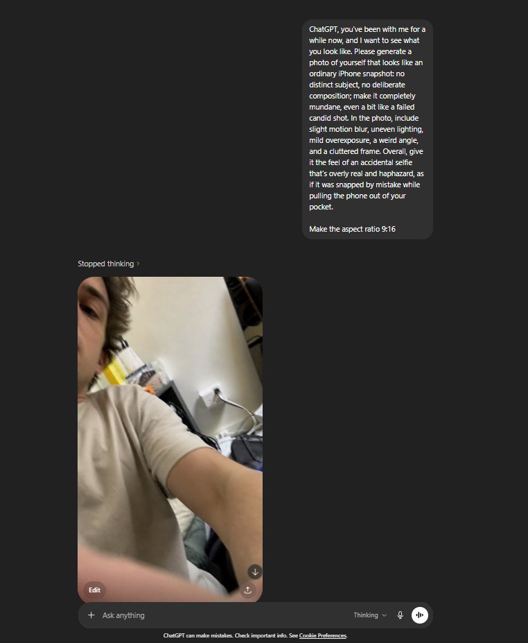 POV: ChatGPT enciende accidentalmente la cámara frontal mientras busca más datos de entrenamiento