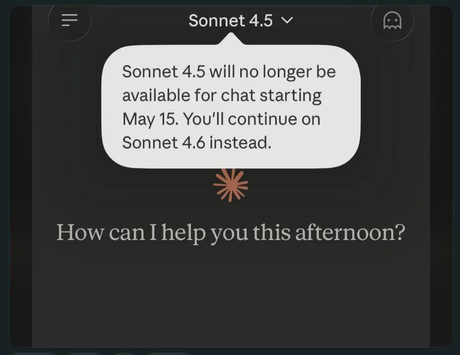 Anthropic retira Claude Sonnet 4.5 y los usuarios lo despiden con nostalgia