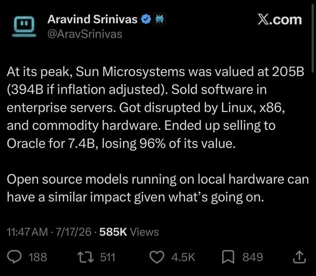 ¿Crees que esto podría pasarle a OpenAI o Anthropic?
