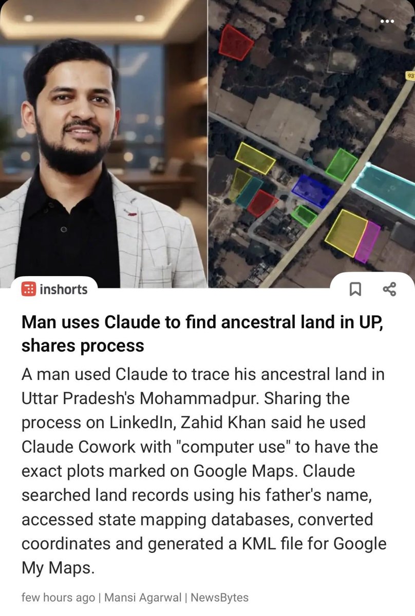 Esto es increíble: encuentra las tierras de su difunto padre con Claude AI