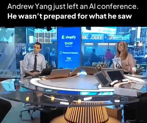¿Qué vio Andrew Yang en la conferencia de IA?