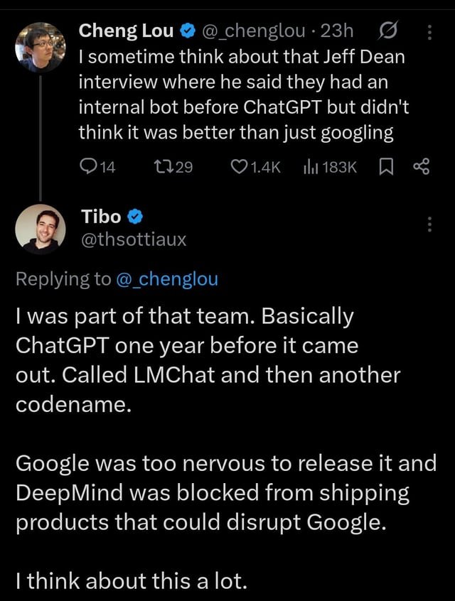 ¿Dónde estaría Google hoy si hubiera lanzado un asistente como ChatGPT antes que OpenAI?